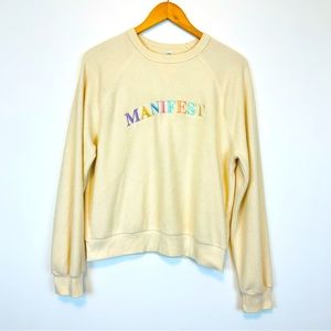 Alternative “Manifest” Fleece Crewneck Sweater